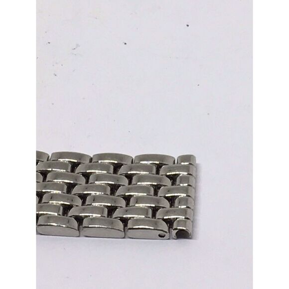 Fossil Stainless Steel Links Parts Silver No Pins Clasp Partial Band 16mm V902 - Picture 3 of 6
